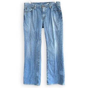 RALPH LAUREN Denim Blue Straight Leg Jeans SIZE 10 SHORT